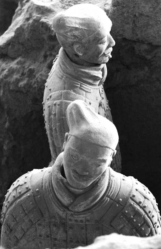 close up of two soldiers