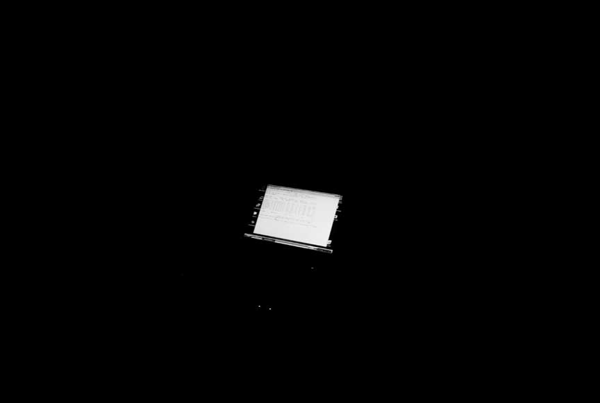 laptop computer during totality