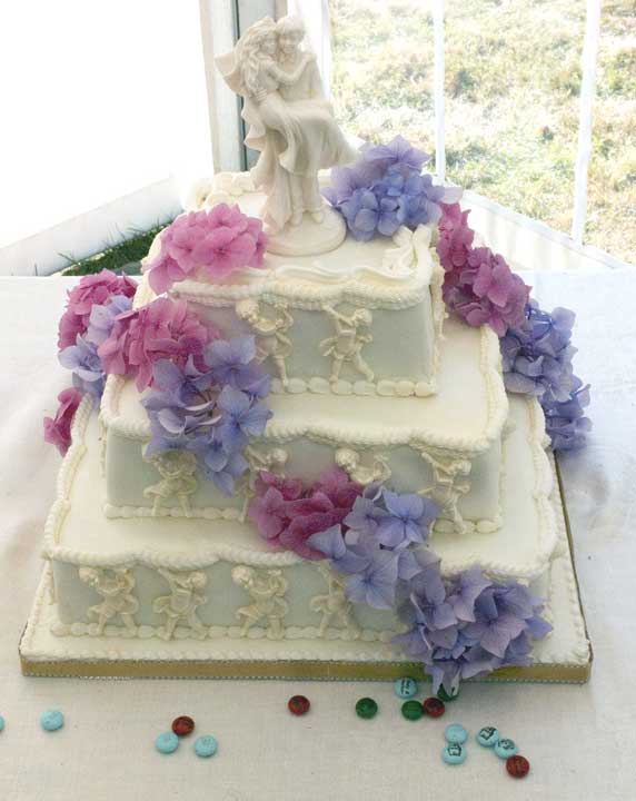 the wedding cake